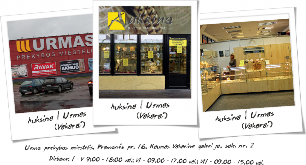 Auksina | Prekybos miestelis "Urmas", parduotuvė nr. 2